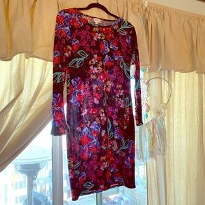 Lularoe Floral Debbie Dress